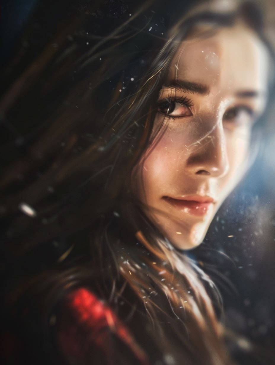 Ethereal Monochrome Gaze - Image 4