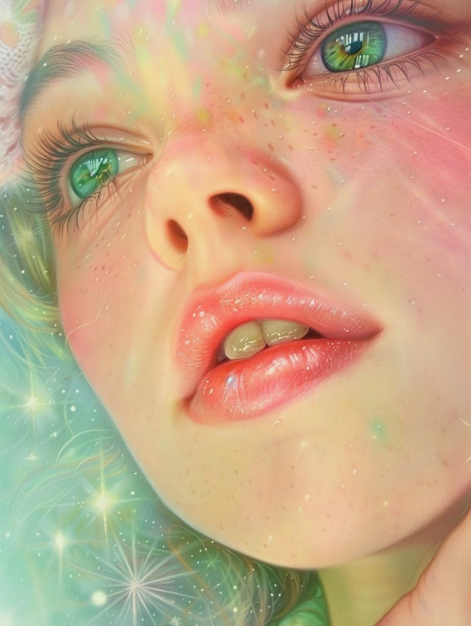 Ethereal Gaze of Cosmic Wonder - Image 2