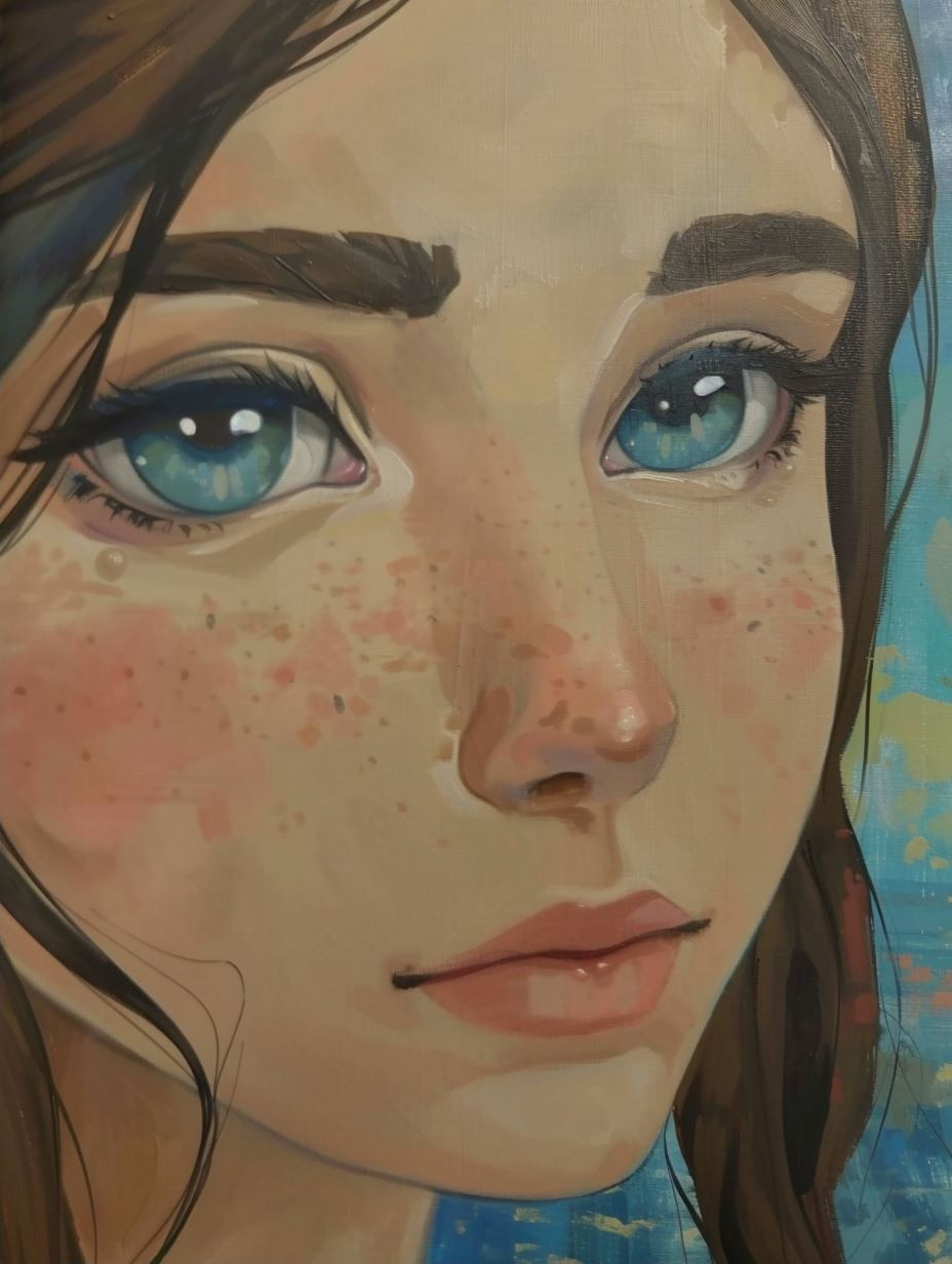 From Sketch to Soul: Digital Portrait Evolution - Image 2
