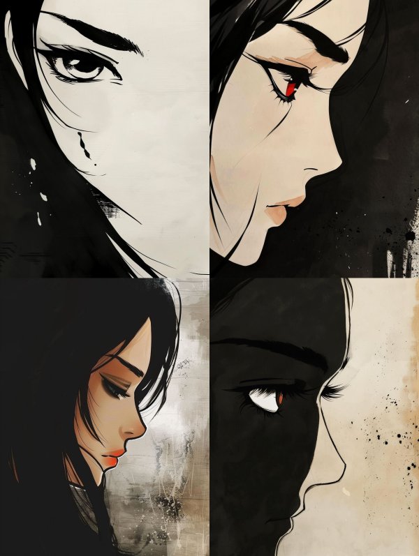 Four Perspectives of a Dark Anime Soul
