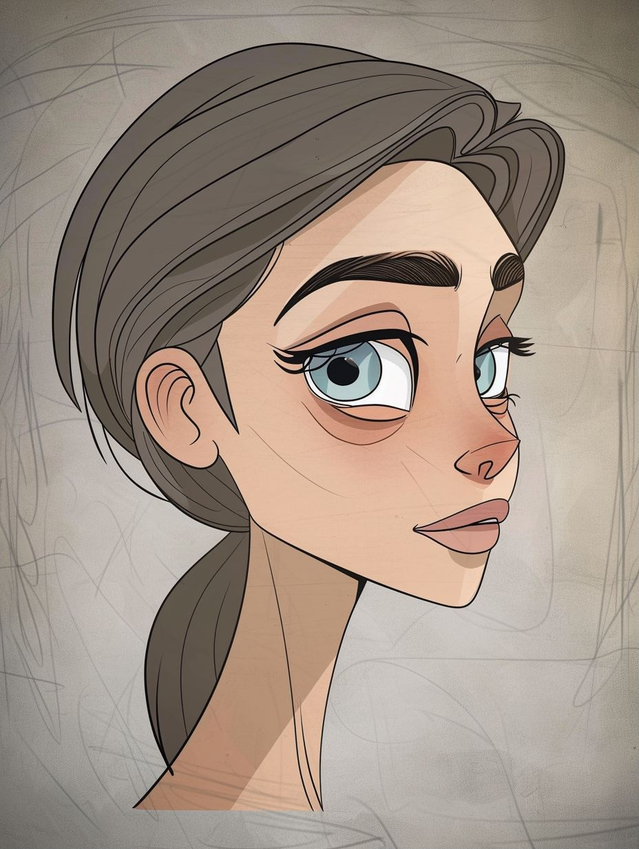 Melancholic Stylized Character Portraits - Image 1