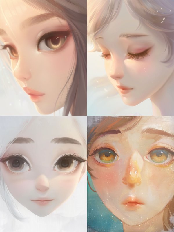 Ethereal Visions of Digital Beauty