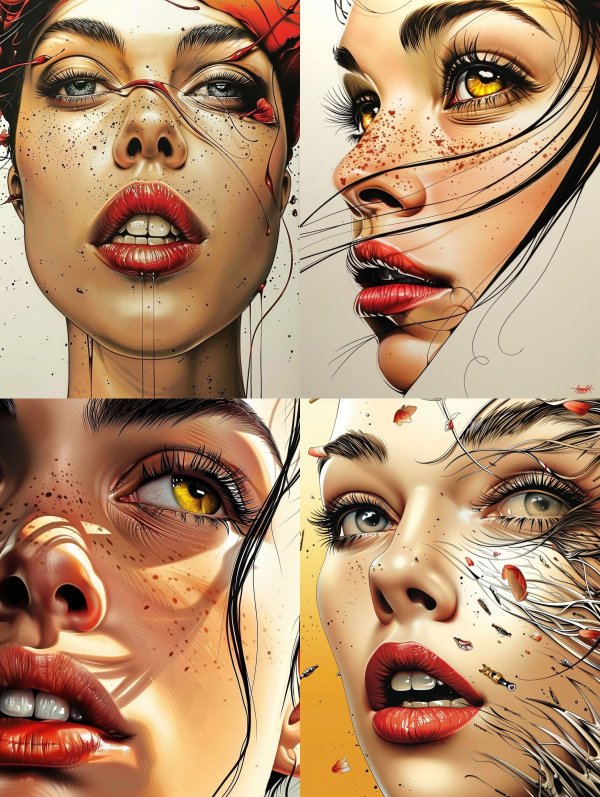 Ethereal Fragments of Human Beauty