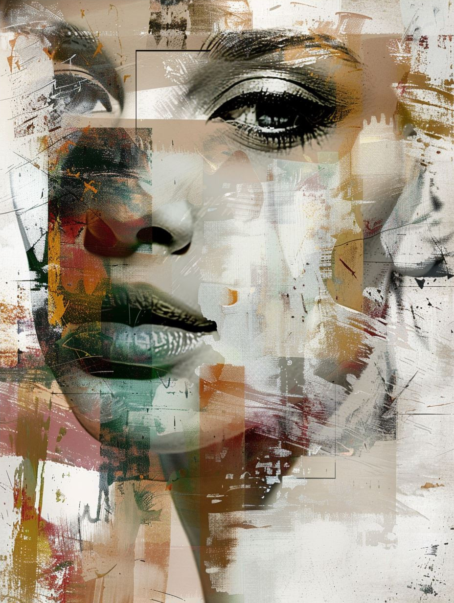 Abstract Fragmented Portrait - Image 4