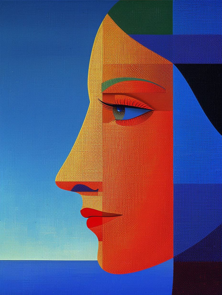 Digital Duality Portrait - Image 3