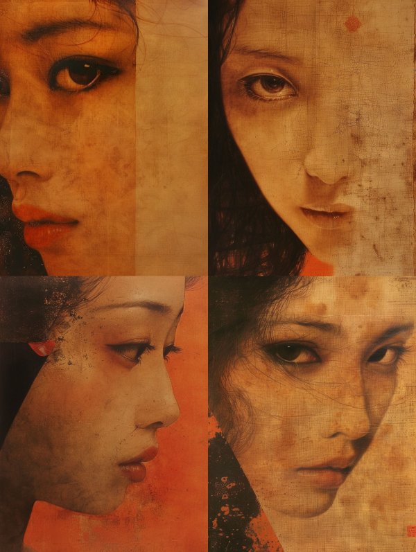 Ethereal Gaze of Ancient Souls