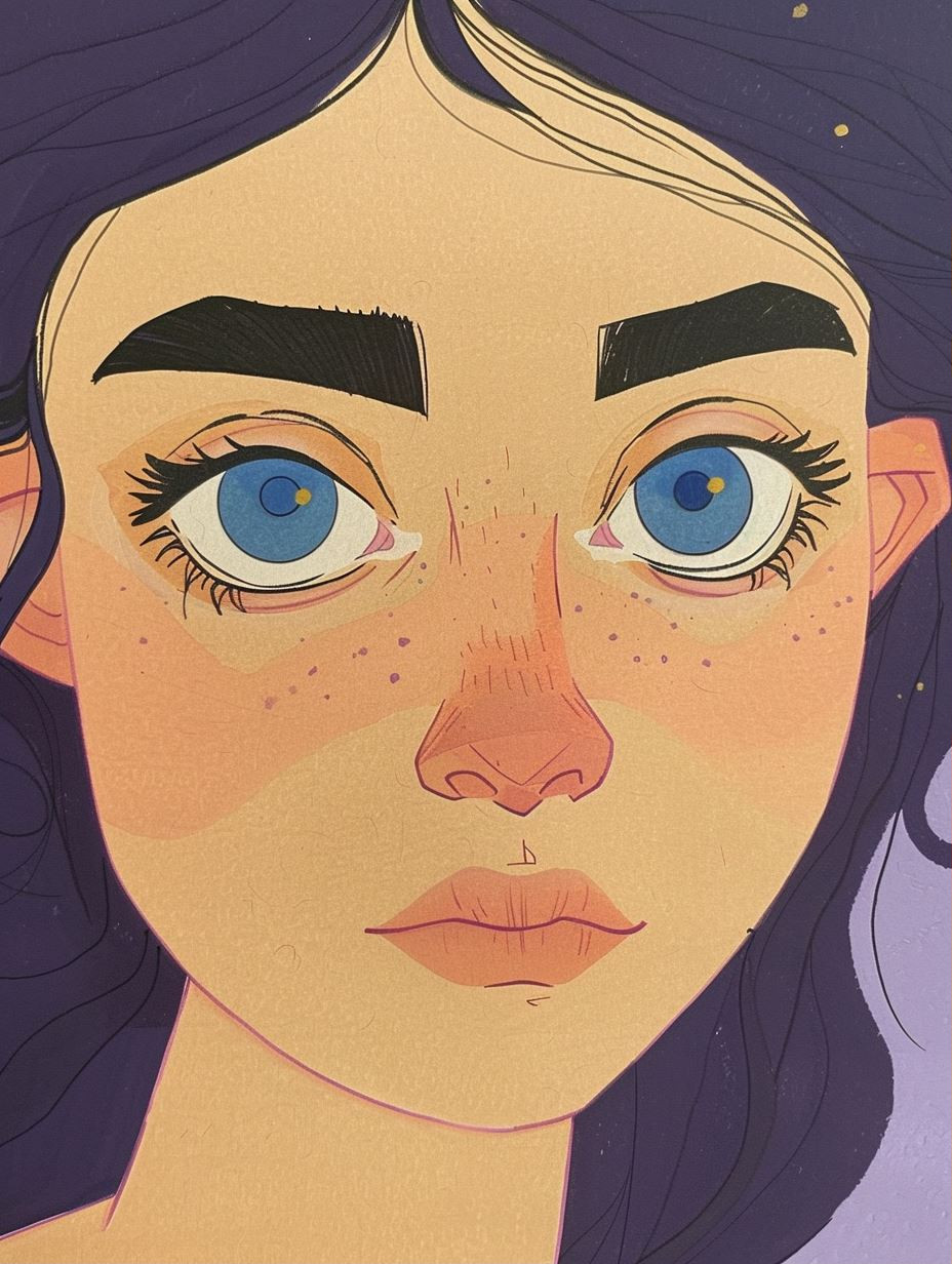 Faces of Emotion: A Stylized Portrait Study - Image 1