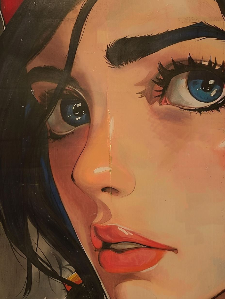 Ethereal Gazes: A Study in Digital Portraits - Image 1