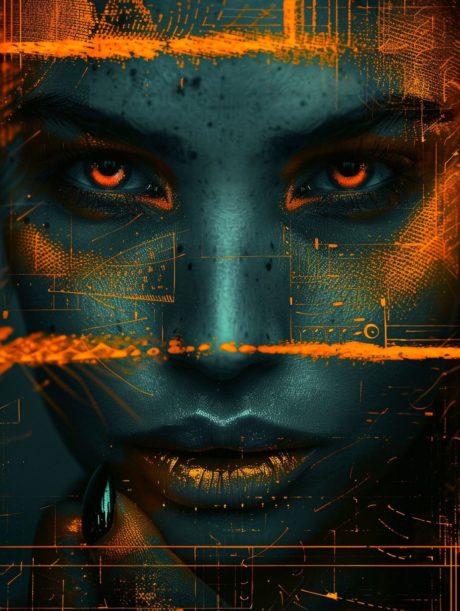 Digital Ember Soul Portrait - Image 2