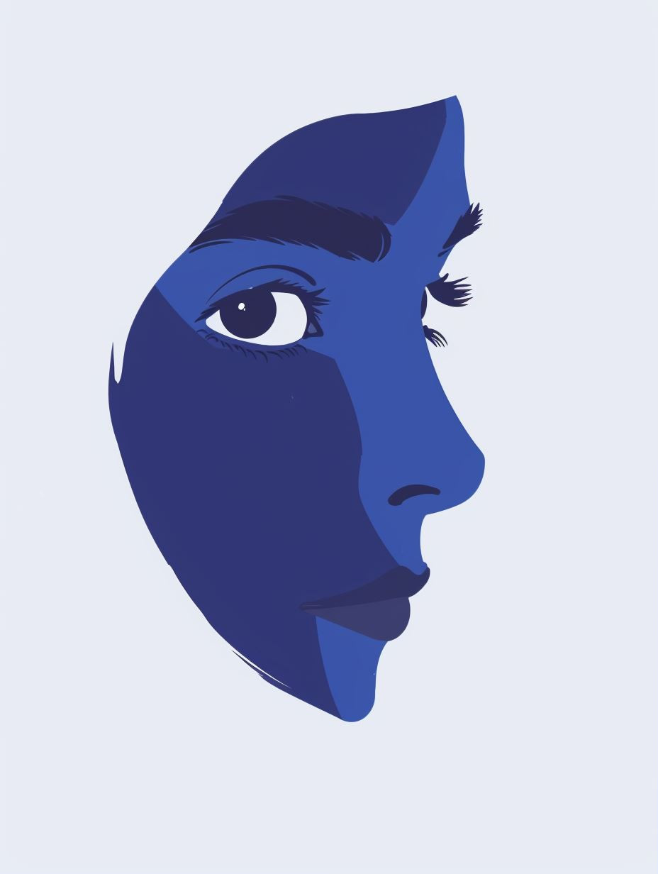 Deep Blue Ethereal Portraits - Image 1
