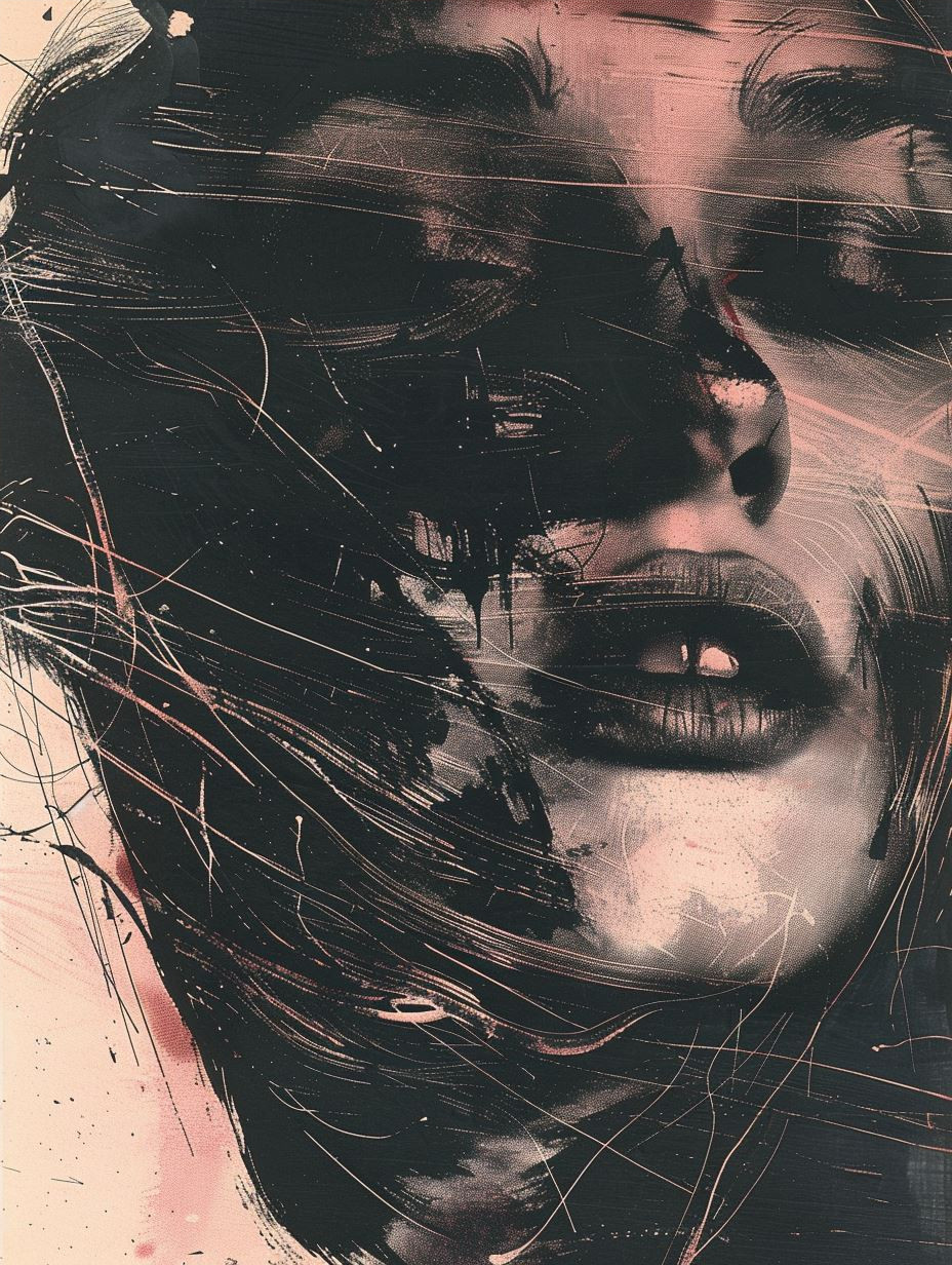 Fragmented Souls: Abstract Portrait Series - Image 4