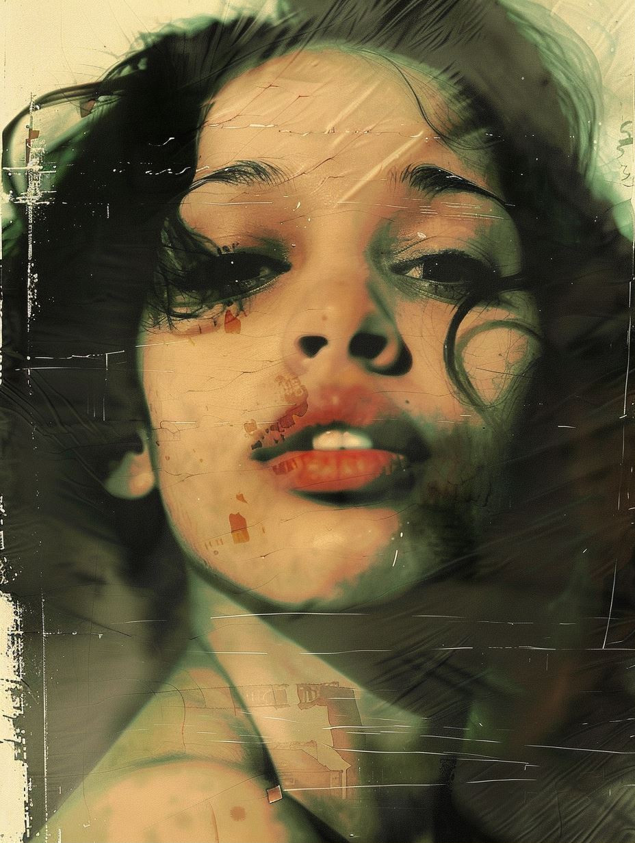 Melancholic Echoes in Mixed Media - Image 1
