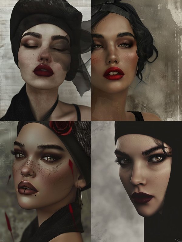 Dark Gothic Noir Portraits