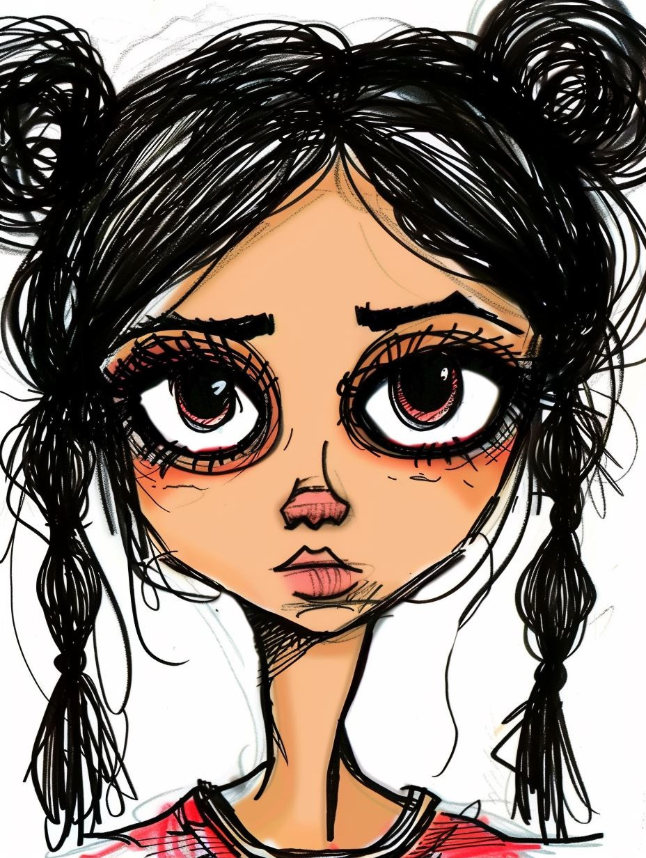 Expressive Female Character Art Sketches - Image 1