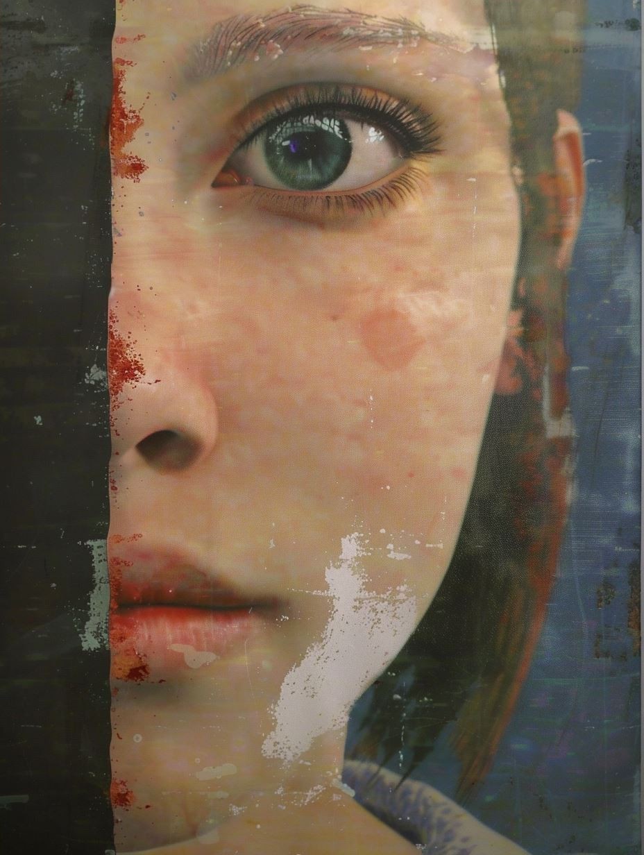 Fragmented Gaze of Azure - Image 4