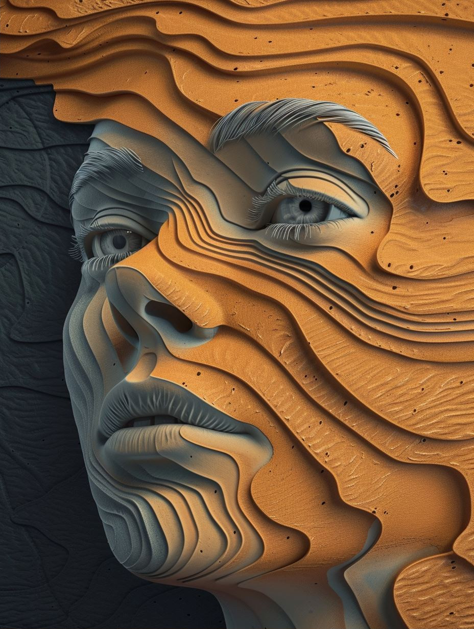 Fluid Sculpted Human Portraits - Image 2