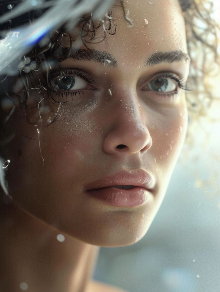 Ethereal Beauty: A Study of Gaze - Image 1