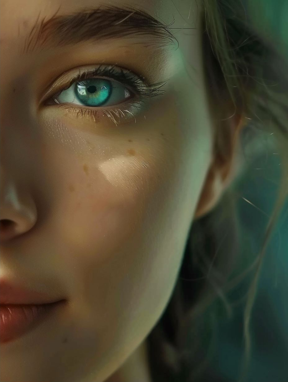 Ethereal Gazes: A Study in Digital Beauty - Image 2