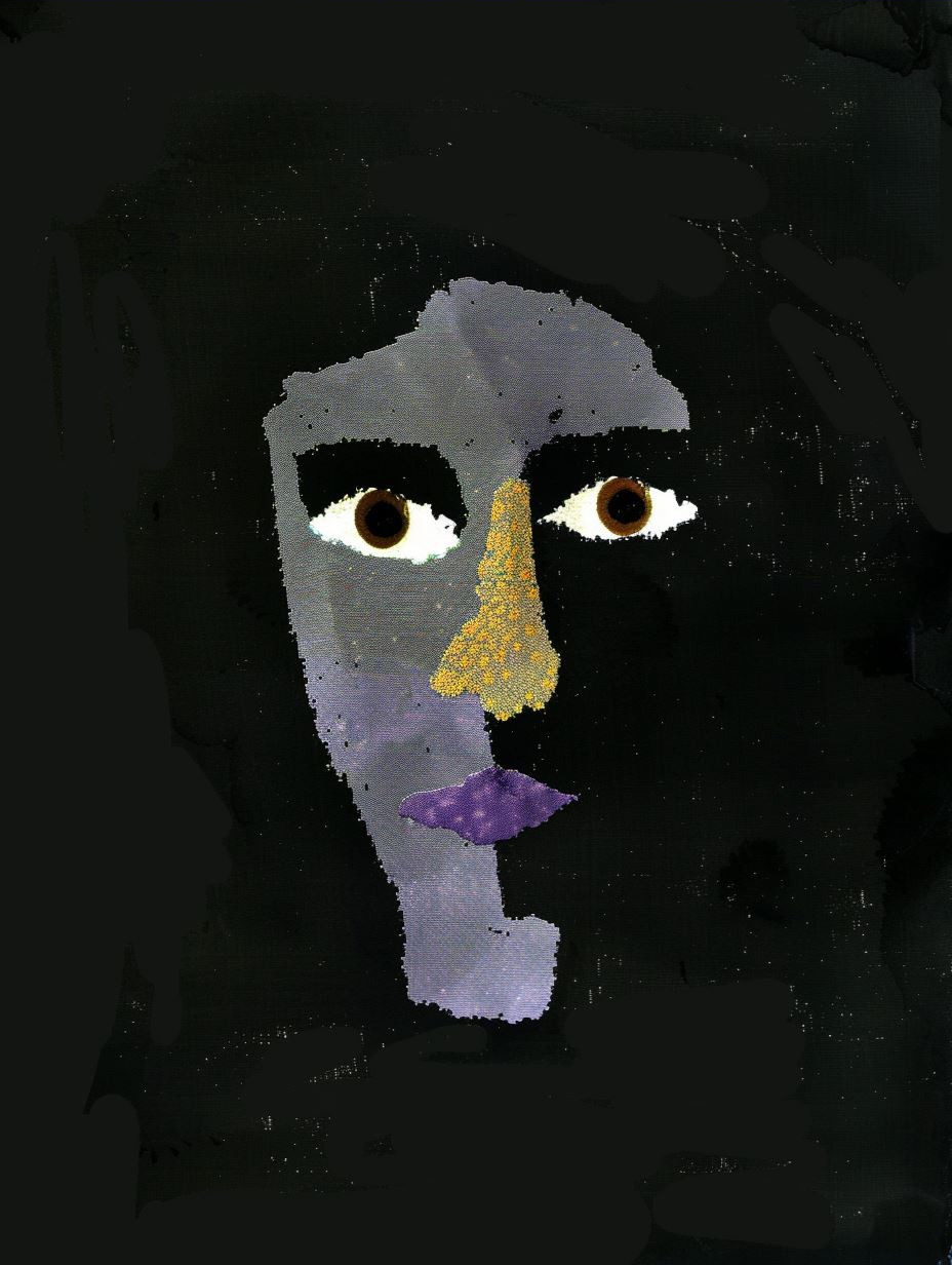 Abstract Soul in Textured Hue - Image 4