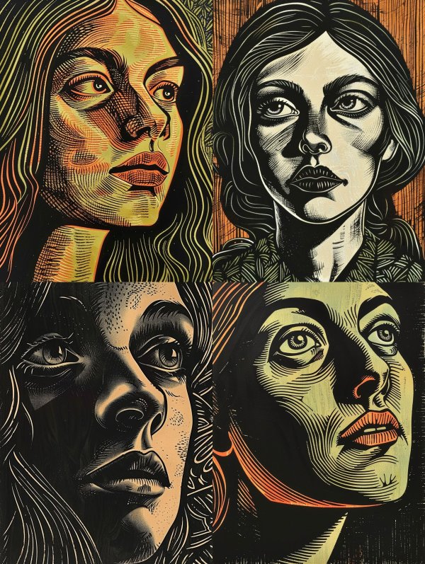 Dramatic Stylized Female Portraits