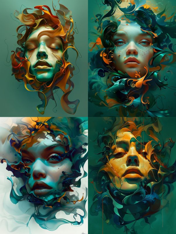 Ethereal Fluidity of Human Form
