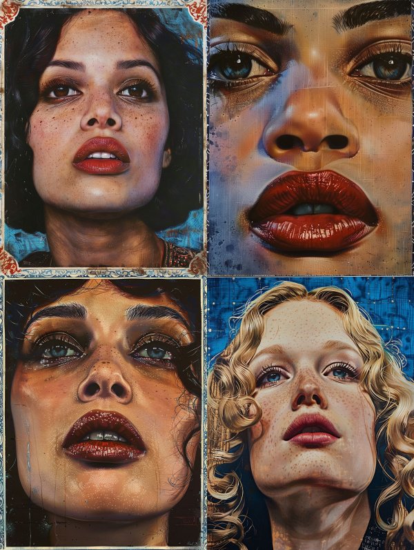 Ethereal Gaze Hyper-Realistic Portraits