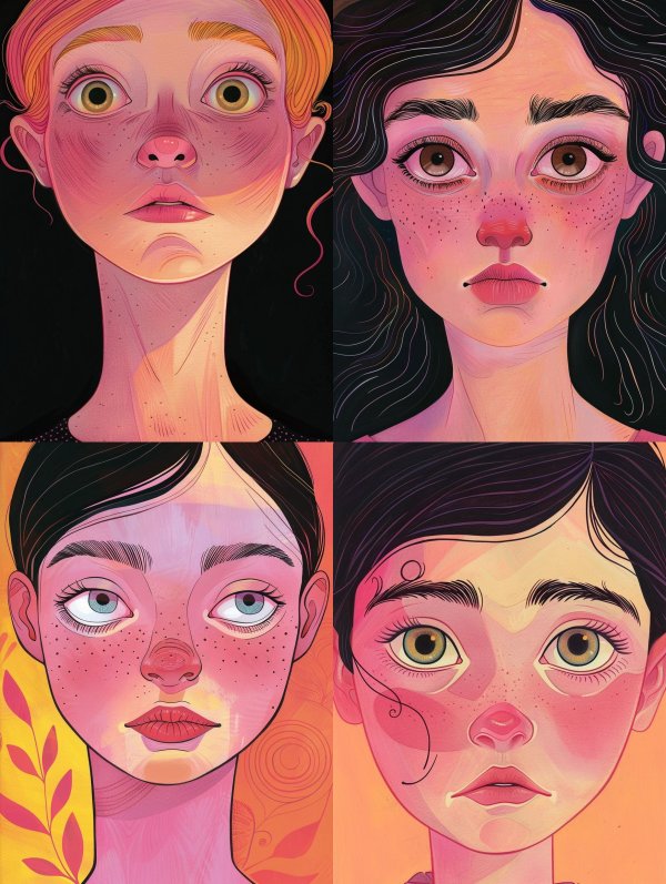 Ethereal Glow of Wide-Eyed Wonder