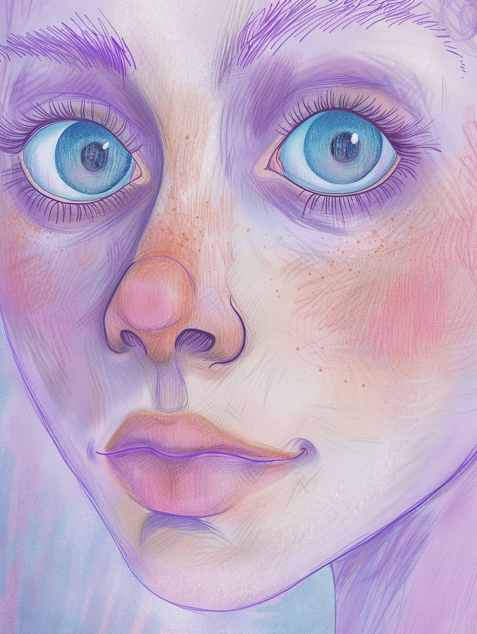 Ethereal Pastel Dream Portrait - Image 2