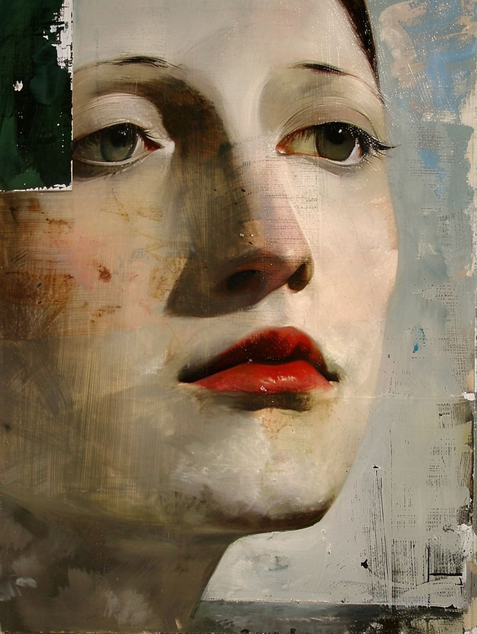 Distressed Ethereal Portrait Study - Image 3