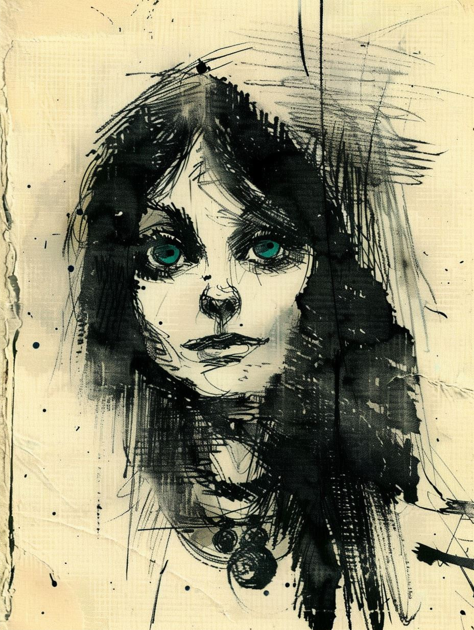 Ink Shadows: Four Expressions of Melancholy - Image 2