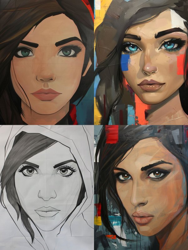 Digital Portrait Evolution Study