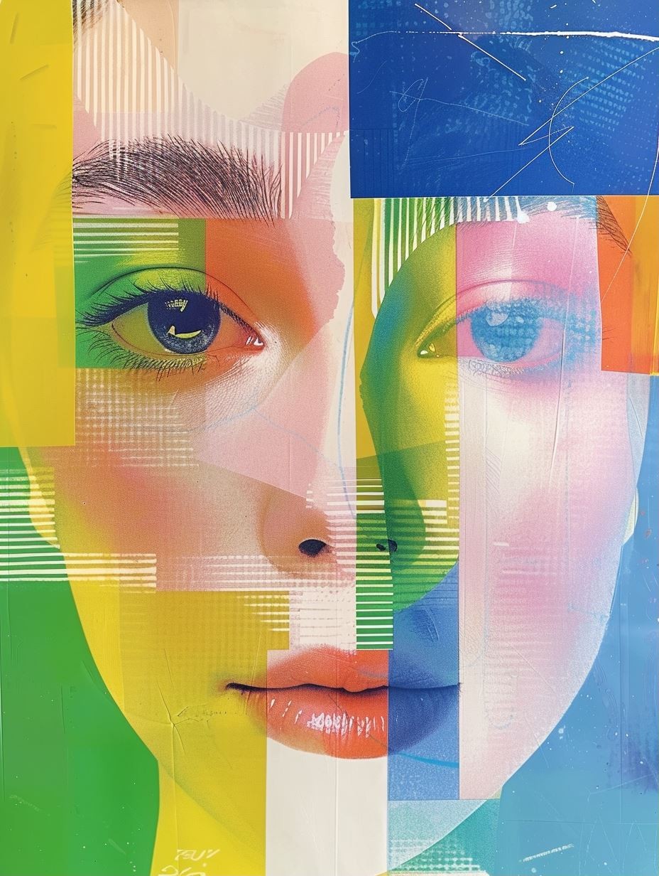 Prismatic Fragments of a Face