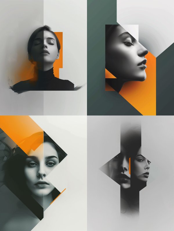 Geometric Fragments of a Feminine Soul