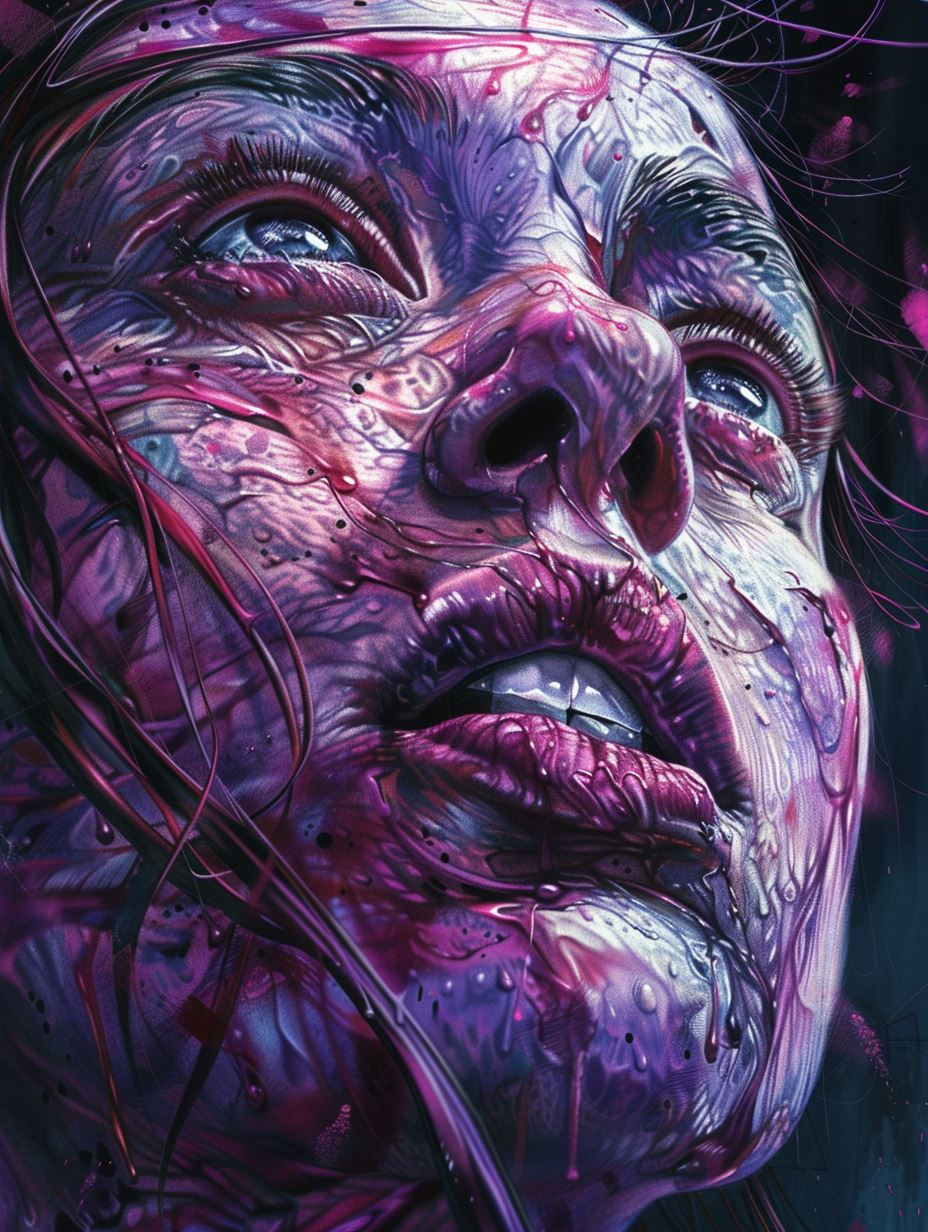 Neon Ethereal Cybernetic Portraits - Image 4