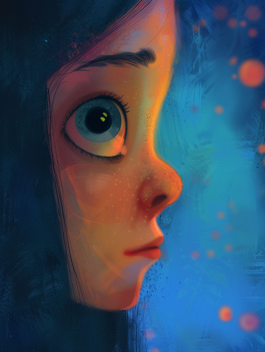 Ethereal Glow in Deep Shadow - Image 3