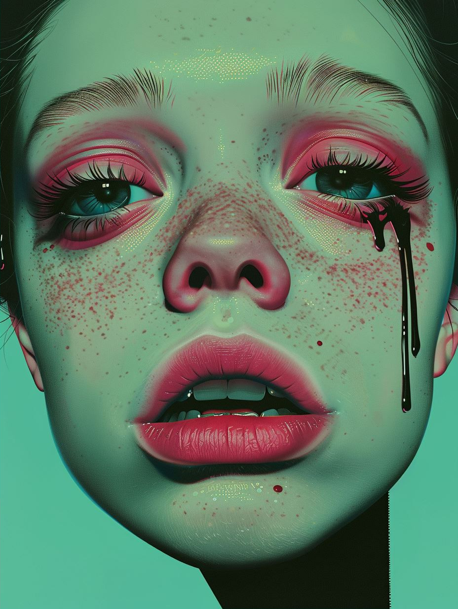 Surreal Neon Pastel Portraits - Image 2