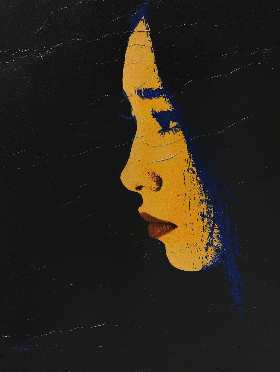 Shadowed Profile in Deep Contrast - Image 2