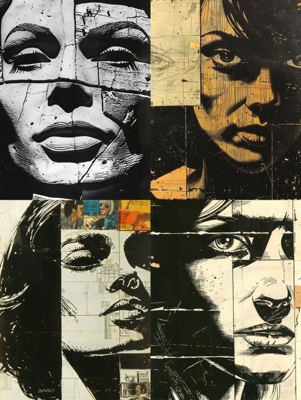 Fragmented Gazes: A Pop Art Study