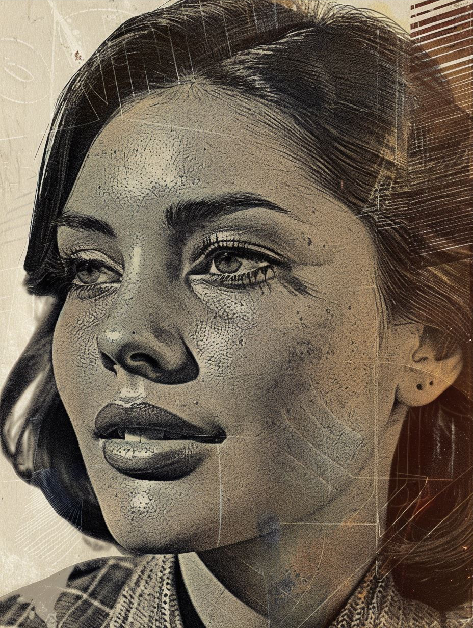 Vintage Cinematic Portraits Collage - Image 3