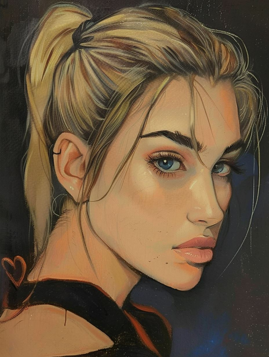 Artistic Evolution: From Sketch to Color - Image 1