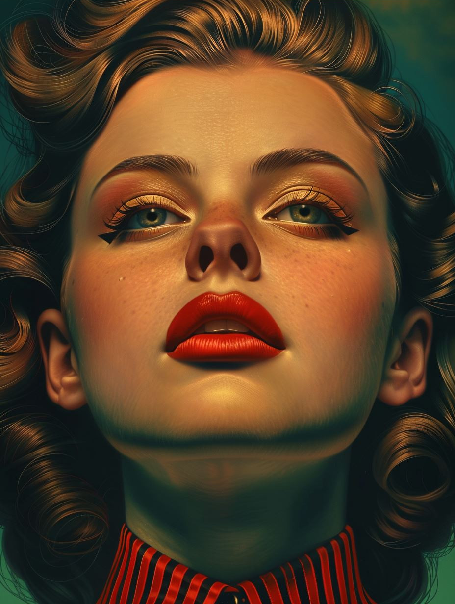 Vintage Cinematic Glamour Portraits - Image 3