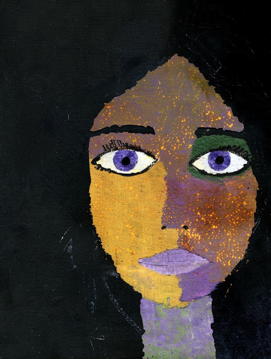 Abstract Soul in Textured Hue - Image 1