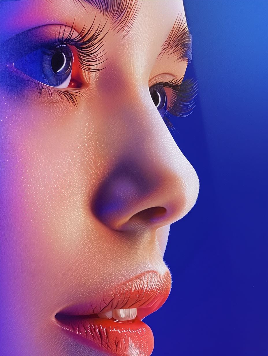 Neon Ethereal Cyber Portrait - Image 4