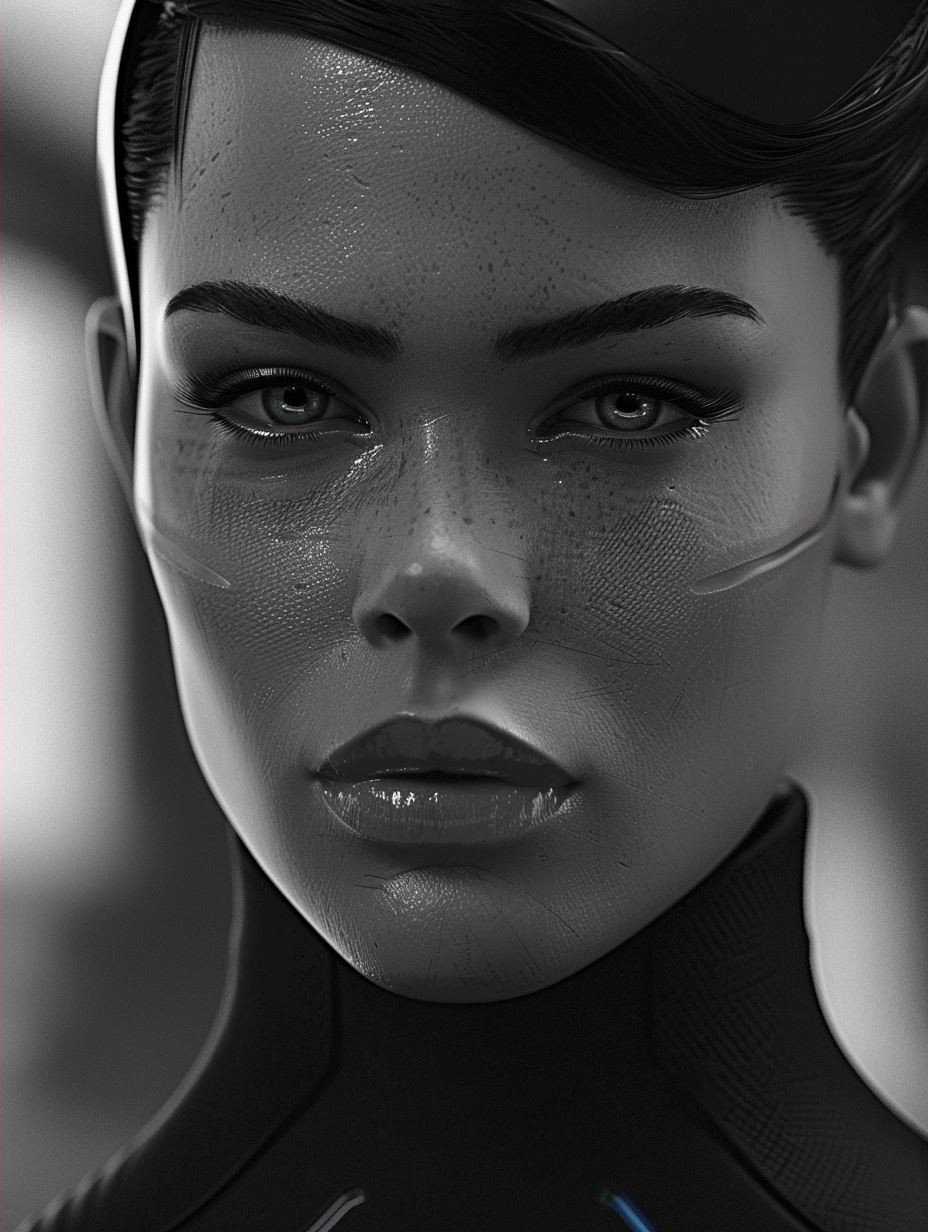 Cinematic Heroine Portrait Study - Image 2