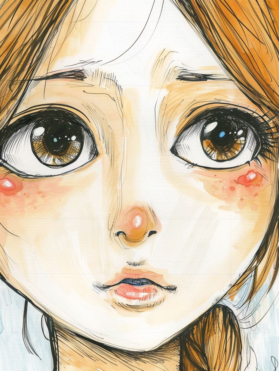 Melancholy Gaze Anime Portraits - Image 3