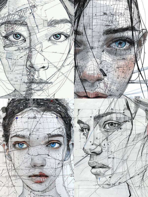 Fragmented Soul Sketch Study