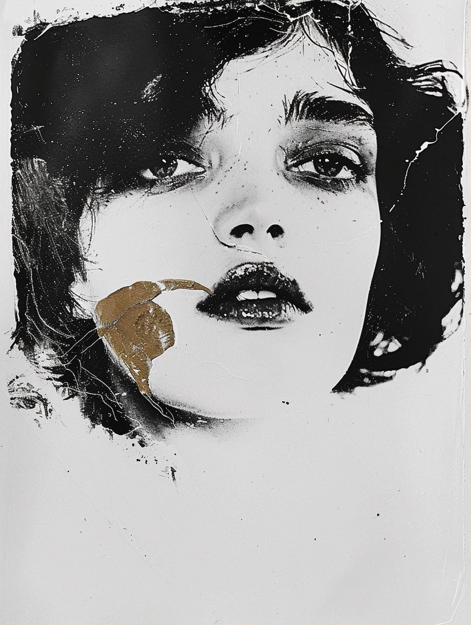 Abstract Golden Portrait Studies - Image 1