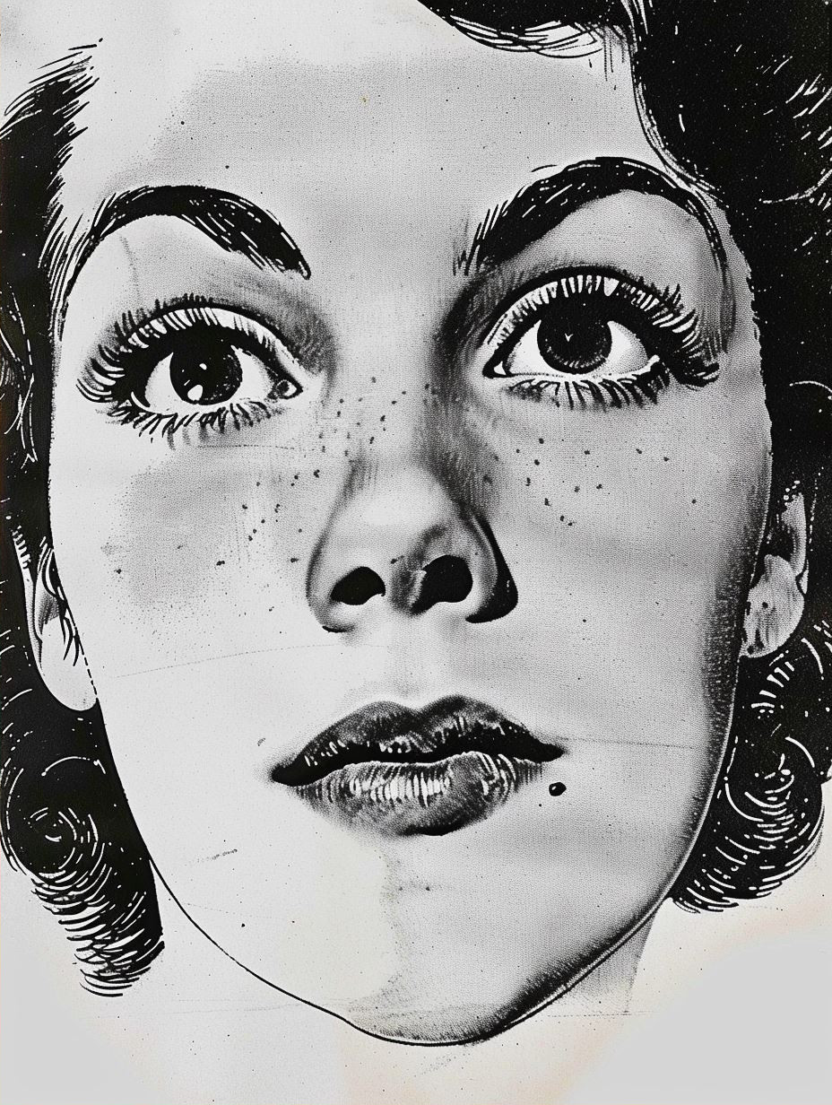 Vintage Floral Gaze - Image 2