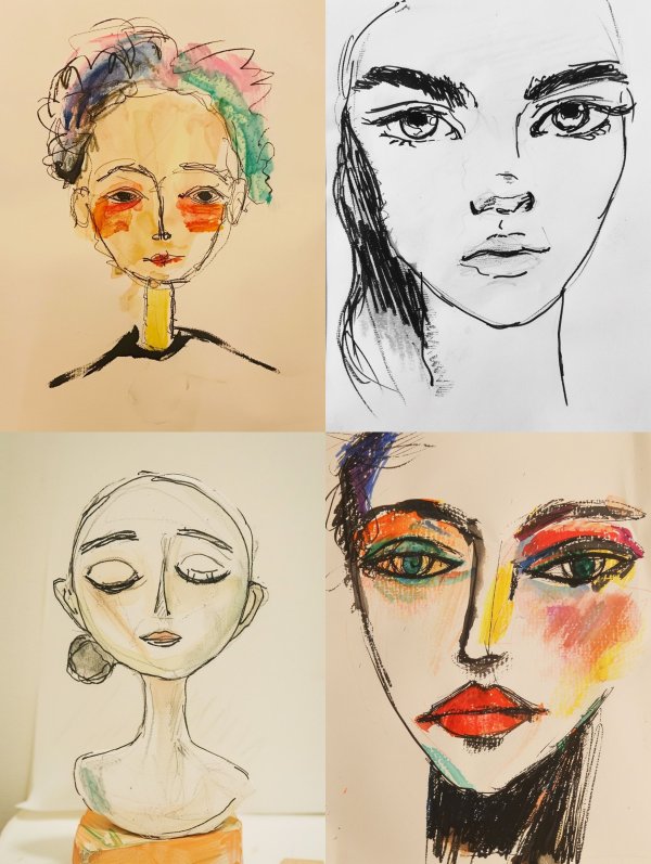 Abstract Expressions of the Human Face