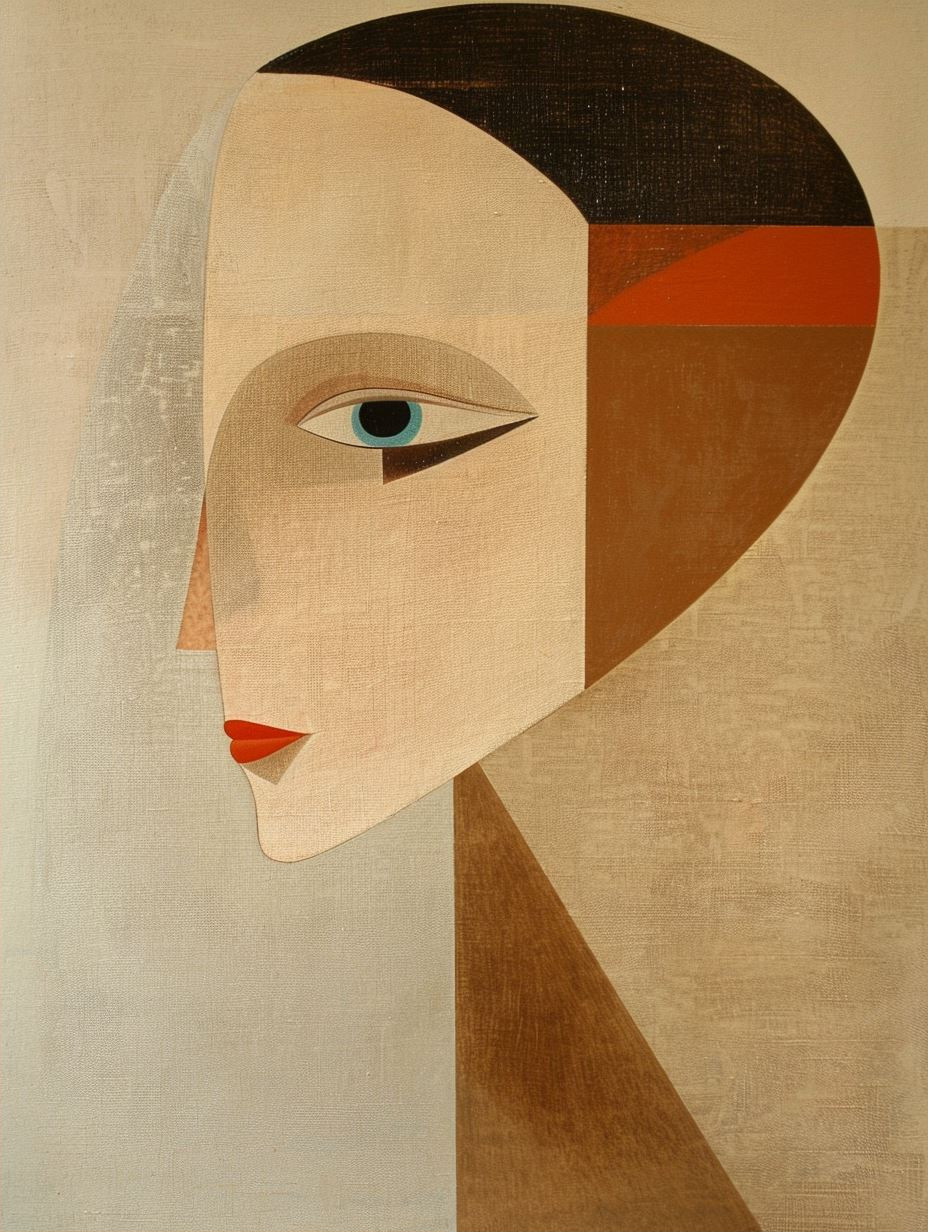 Geometric Echoes of Feminine Grace - Image 2